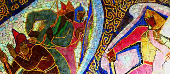 Pic of Warriors Mosaic