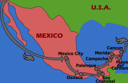 Pic of Map of Mexico
