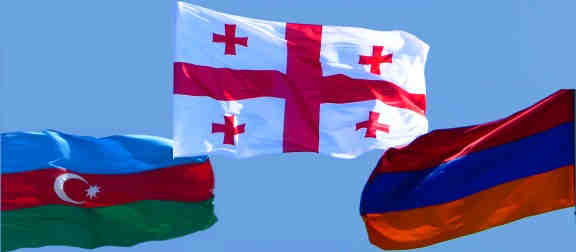 Pic of Caucasus Flags